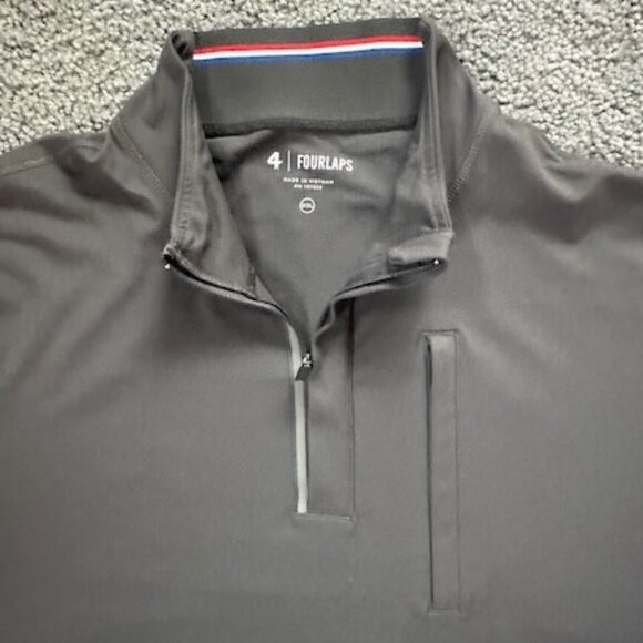 FourLaps Venture Quarter-Zip Pullover in Charcoal Color - Men's Size XL - EUC - Picture 4 of 11